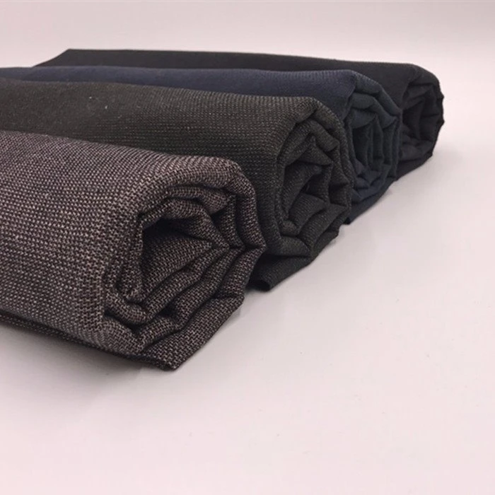 Black Cotton Linen Fabric