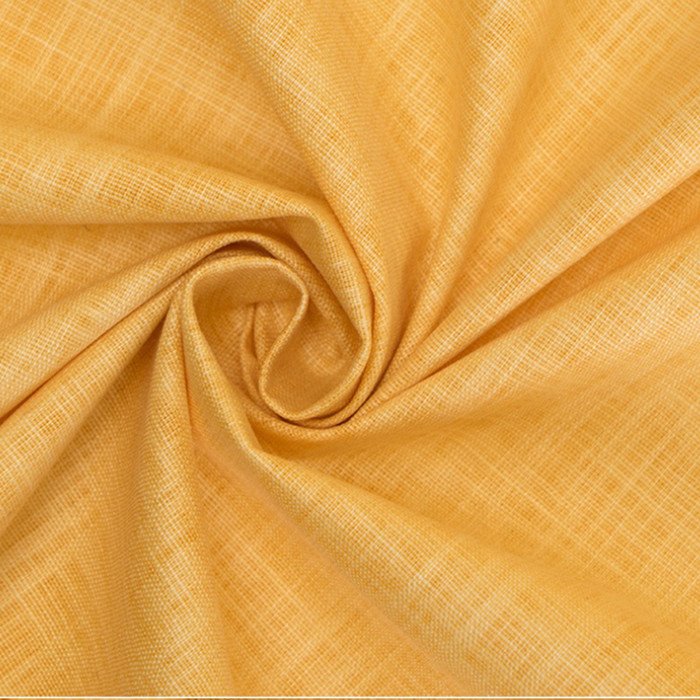 Black Linen Cotton Fabric
