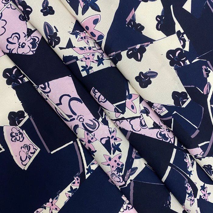 moden froral print georgette fabric wholesale