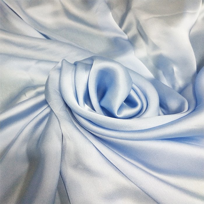 Light Blue Stretch Georgette Fabric