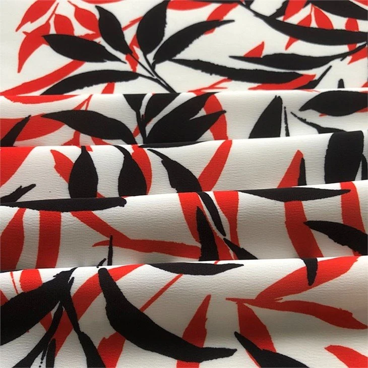 autumn print polyester fabric 