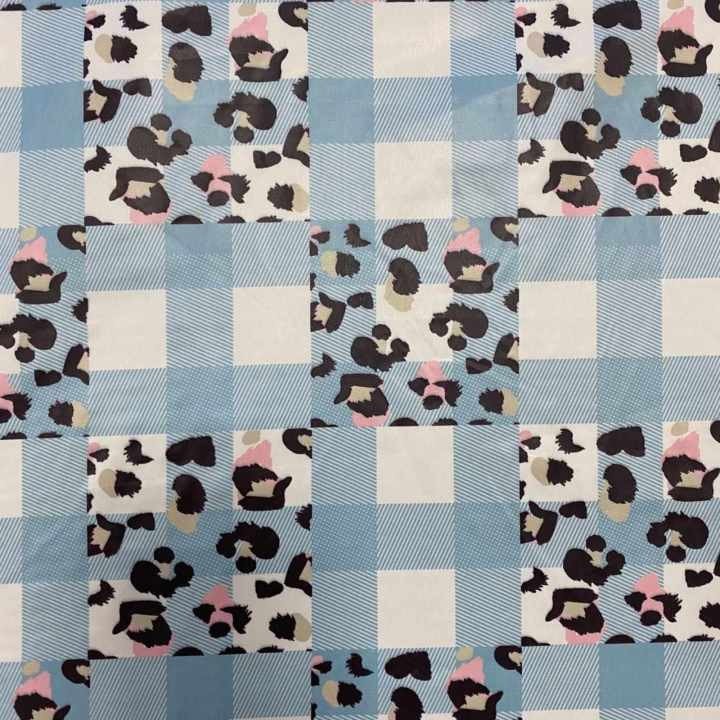 lattice print nylon taffeta