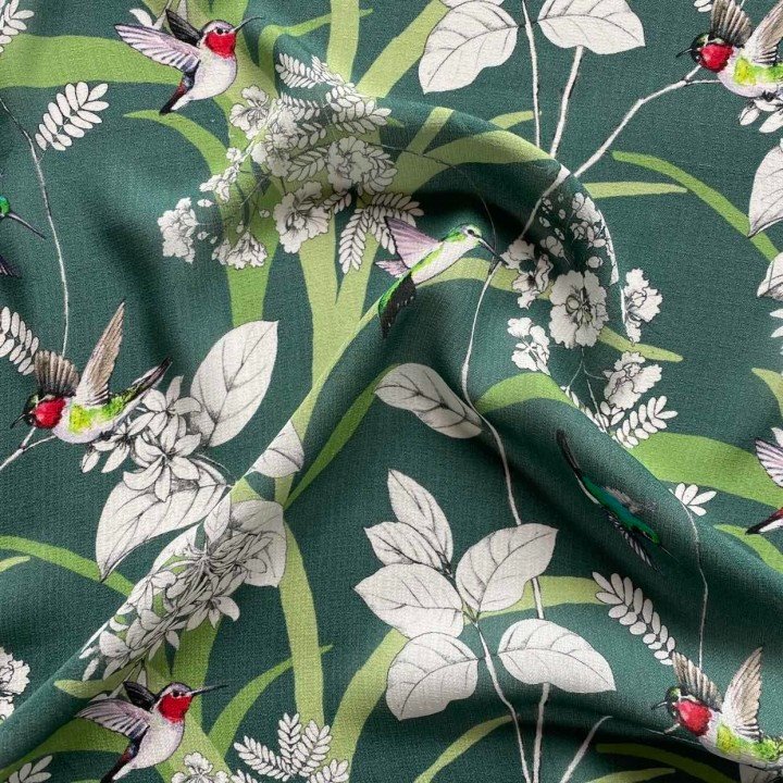 hawaiian print fabric by the yard