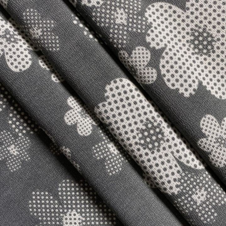 Checkered Flower Yellow Fabric price