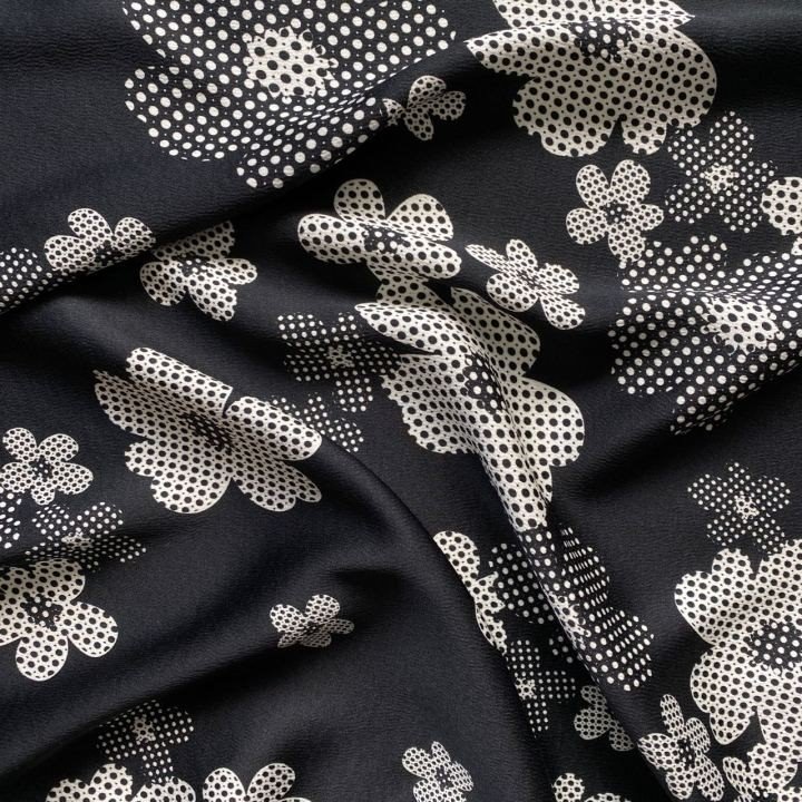 Checkered Flower Yellow Fabric for sale high quality