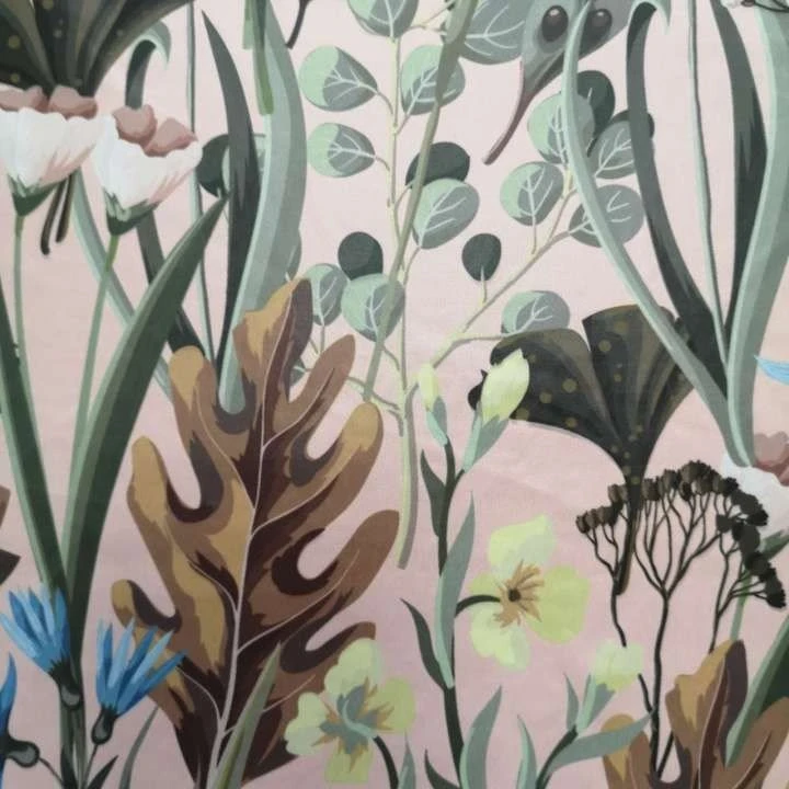 botanical print nylon fabric wholesale