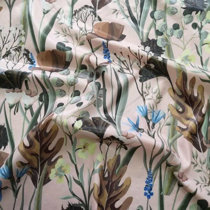 botanical print nylon fabric