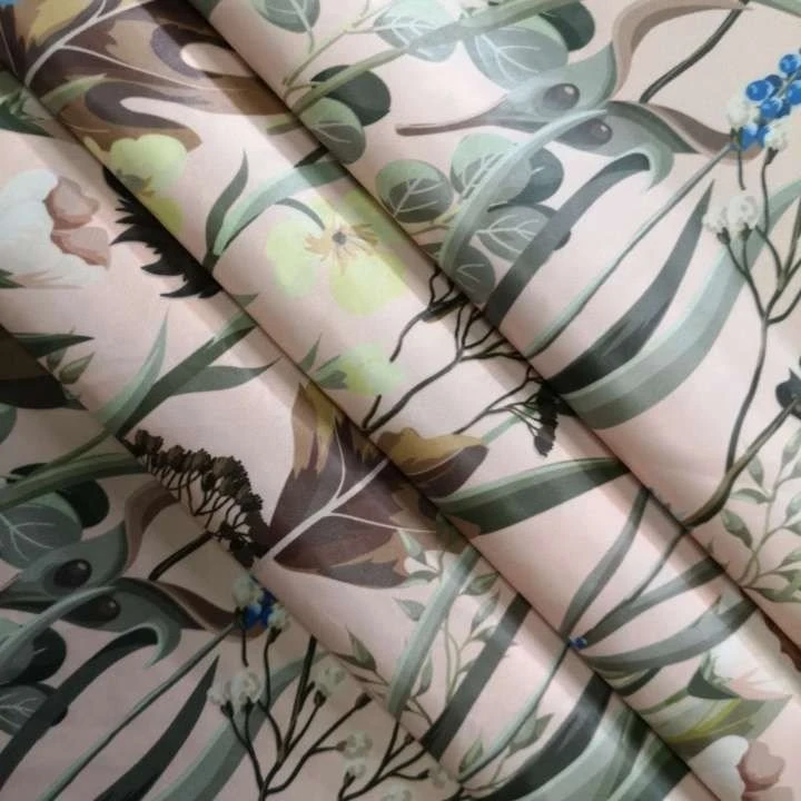 botanical print nylon fabric supplier