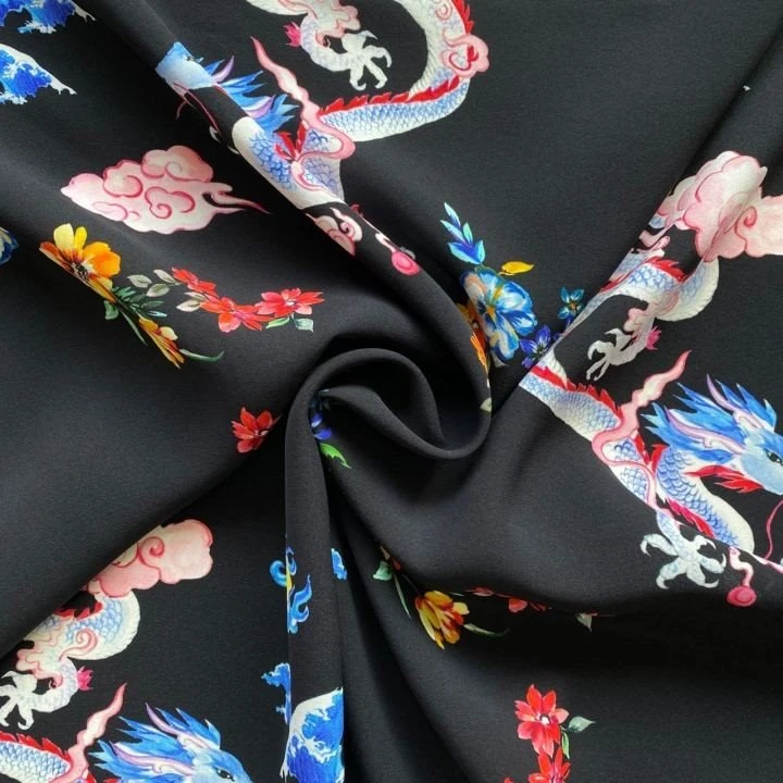crepe de chine with breathable