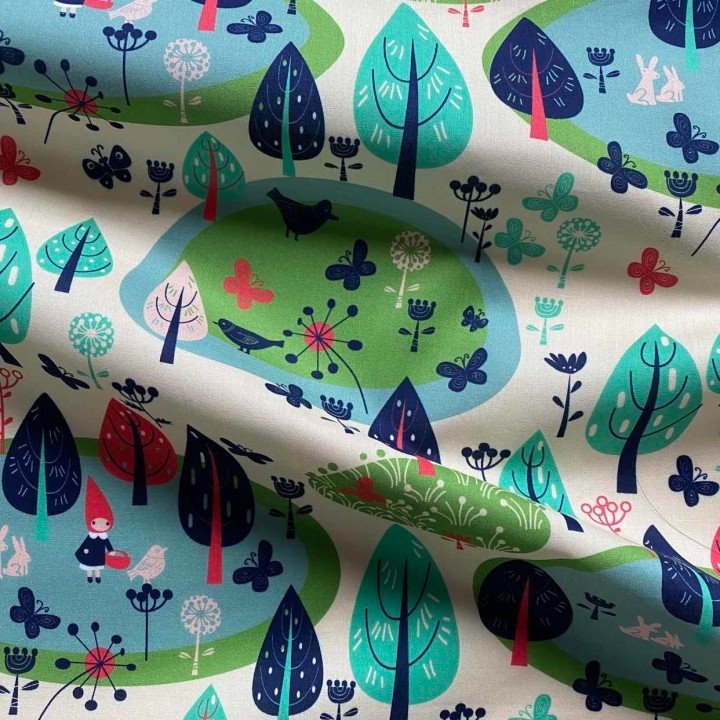 tree print cotton fabric supplier