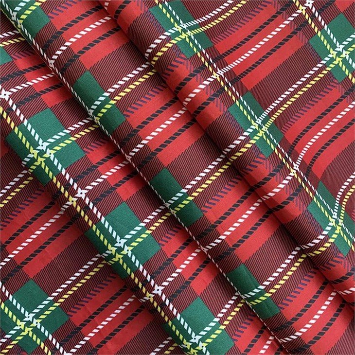 Christmas print cotton fabric