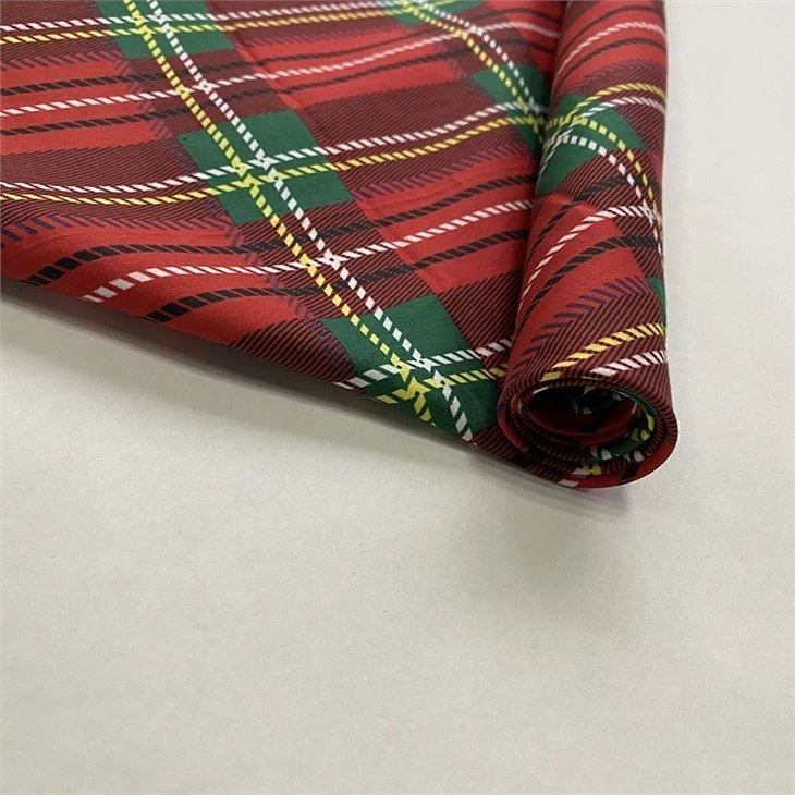 plaid cotton fabric manufactor