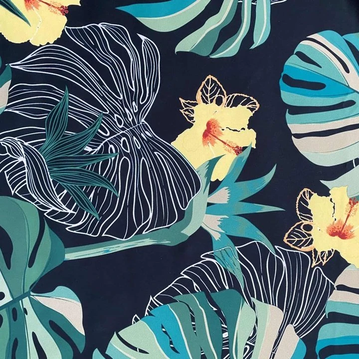 Hawaiian Print Fabric By The Yard