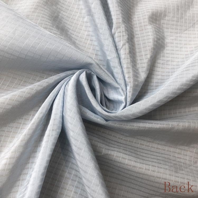 Mint Blue Silk Cotton Barre Crepe Fabrics