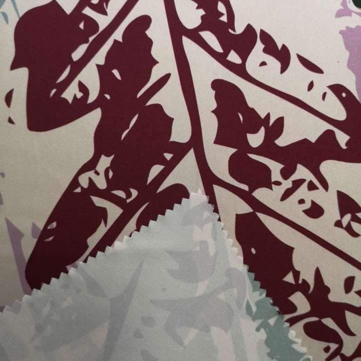 pink digital printing polyester fabric best selling
