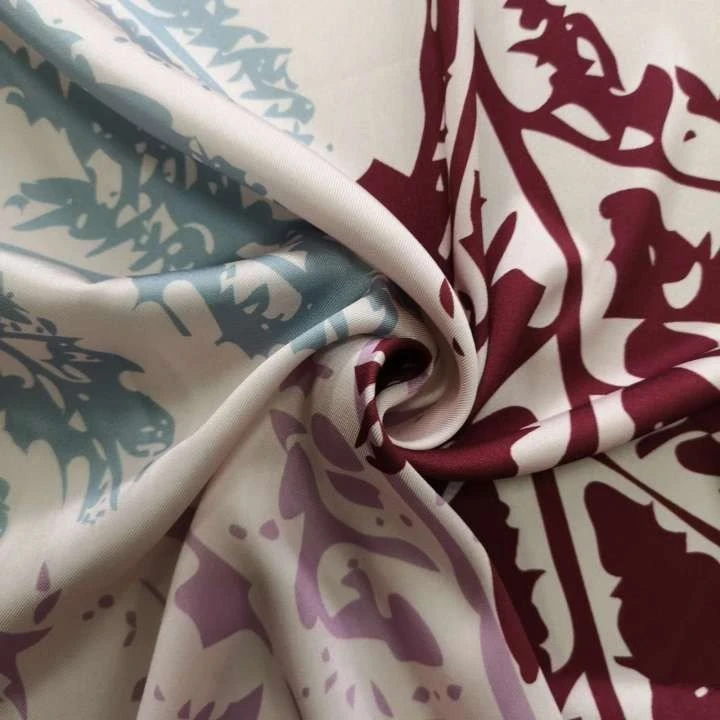 pink digital printing polyester fabric supplier
