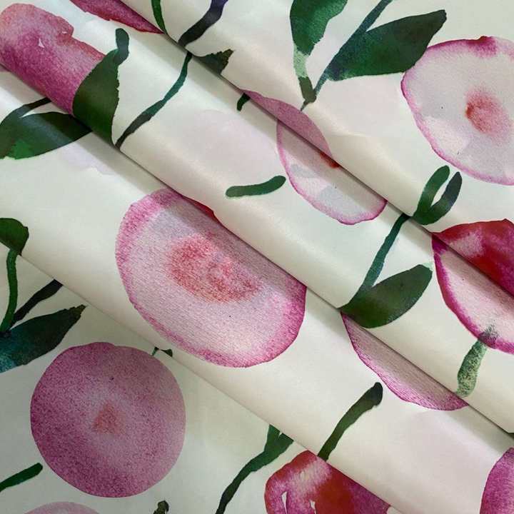 pink floral digital printing nylon