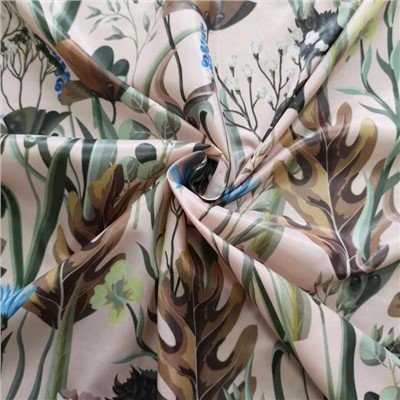 Botanical Print Nylon Fabric