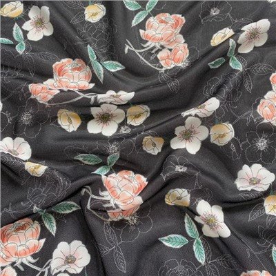 Flower Printed Mesh