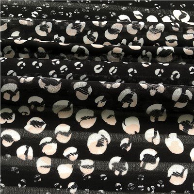 Gradient Striped Chiffon Fabric