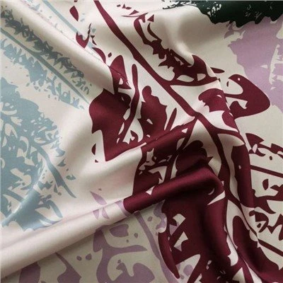 Pink Digital Printing Polyester Fabric