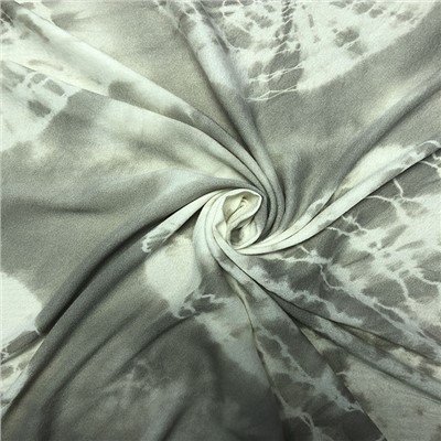 Tie-dye Rayon Stretch Tangle Printing Clothes Fabrics