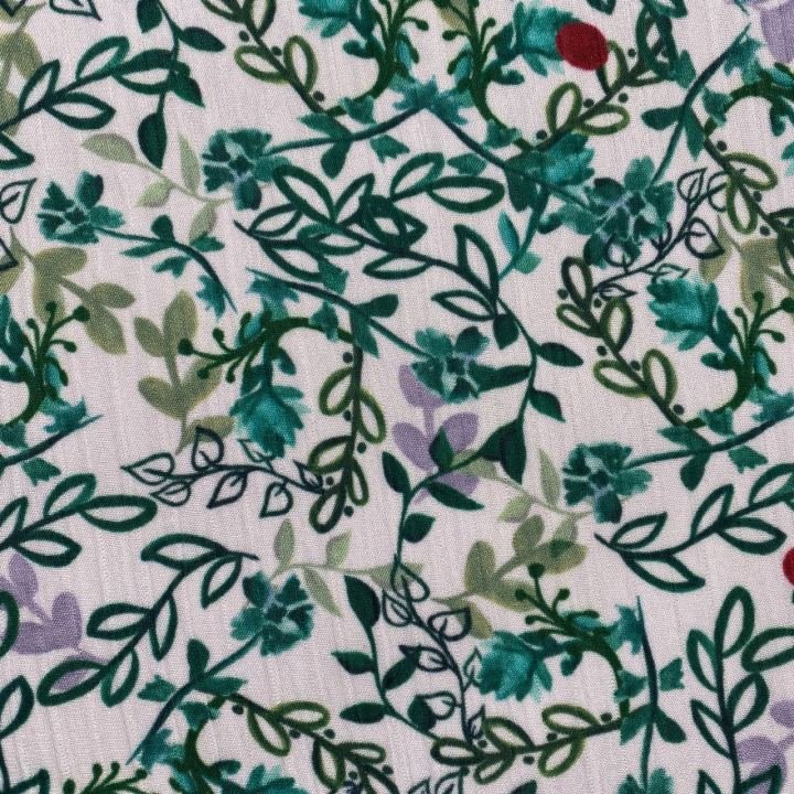 Spring Green Osier Print Fabric