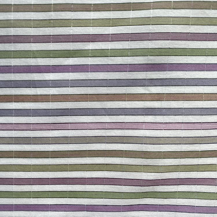 Stripe Yarn-dyed Silk Cotton Fabric