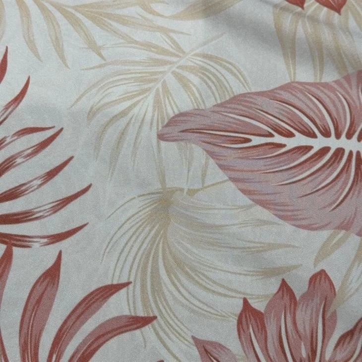 Comfortable Leaf Stretch Twill Silk Soft Fabric