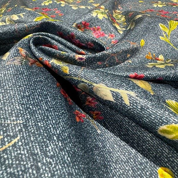 Fashion Silk Cotton Blended Fabric