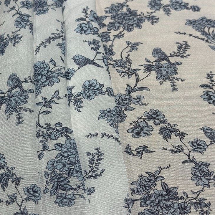 Flower Silk Crepe Soft Fabric
