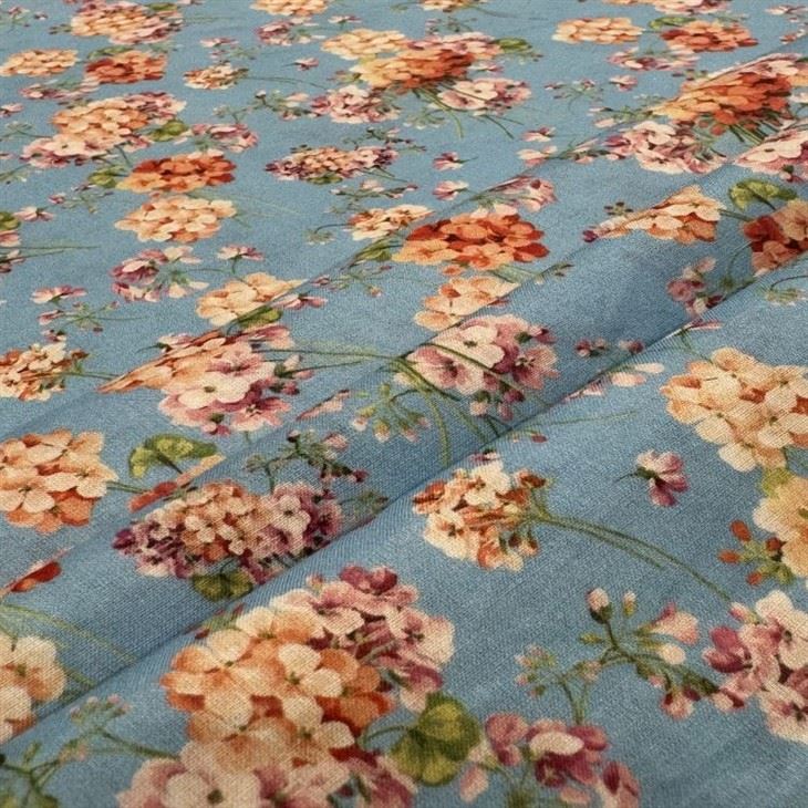 Flower Soft Cotton Poplin Fabric