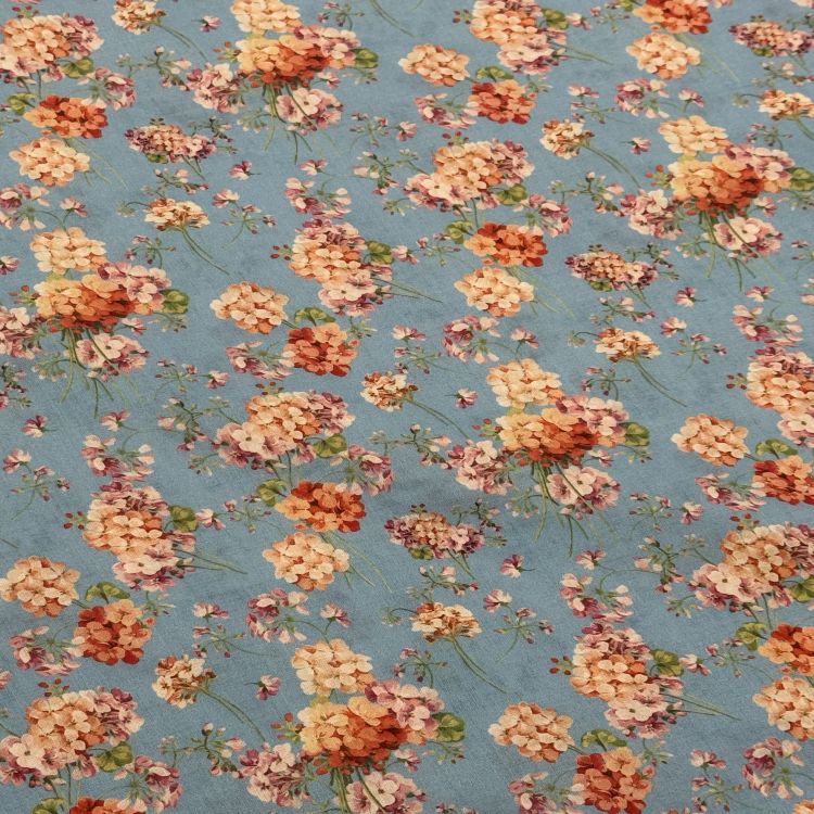 Flower Soft Cotton Poplin Fabric
