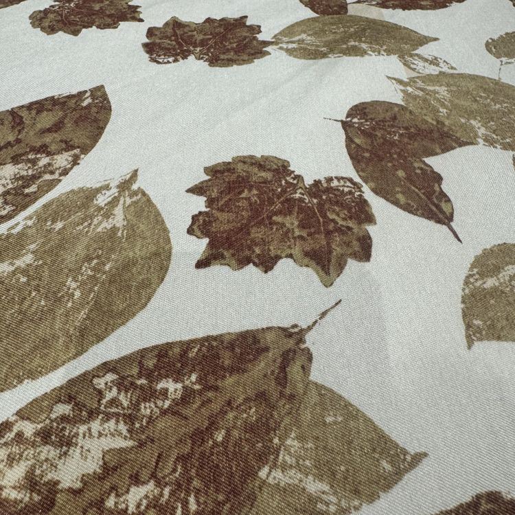Good Quality Soft Leaf Silk Wool Blended Fabric