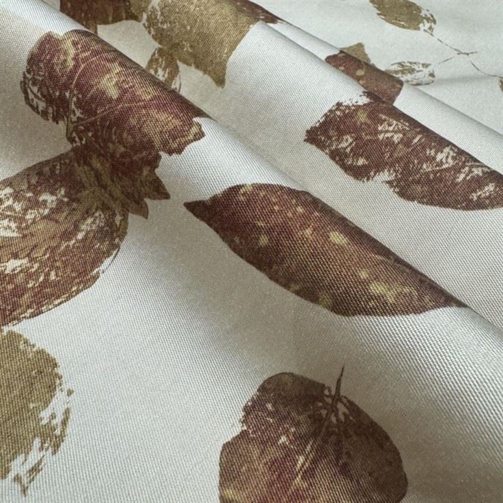 Good Quality Soft Leaf Silk Wool Blended Fabric