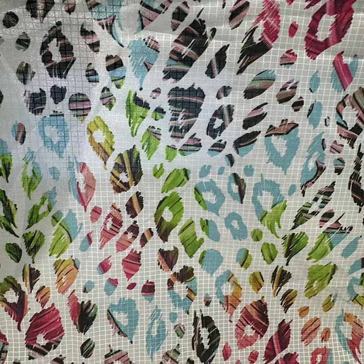 Grid Polyester Fabric Sustainable Fabric