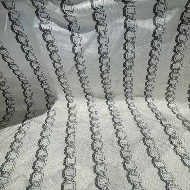 Grid Silk Fabric