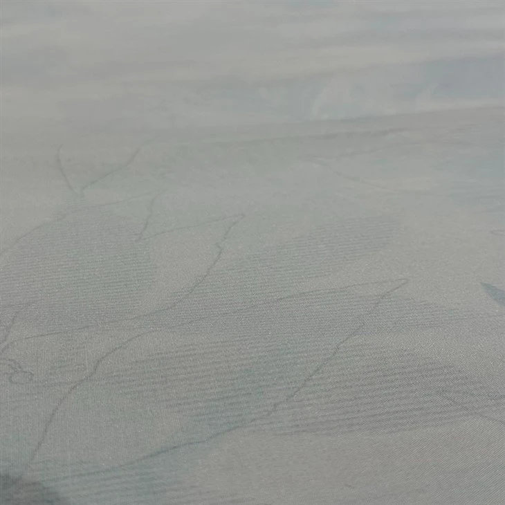 Line Leaf Poplin Cotton Fabric