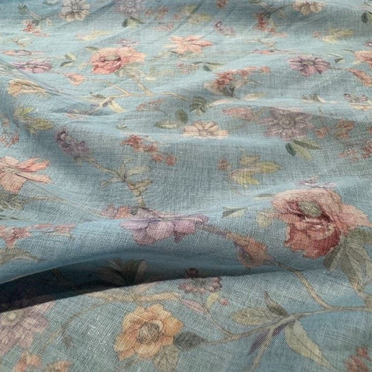 Rose Soft Poplin Cotton Fabric