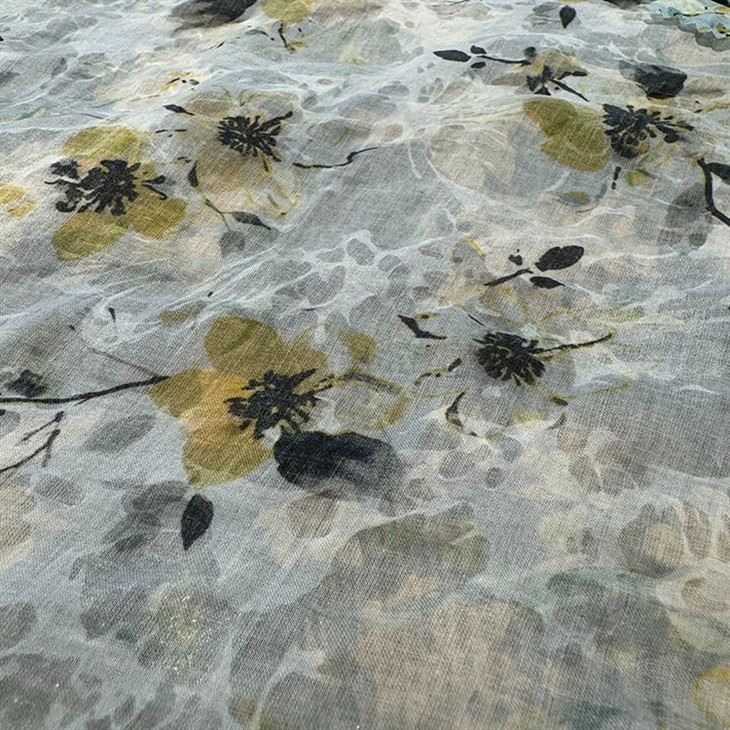 Salt Shrinking Flower Cotton Fabric