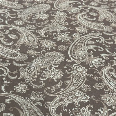 High Quality Soft Flower Silk Wool Blended Fabric
