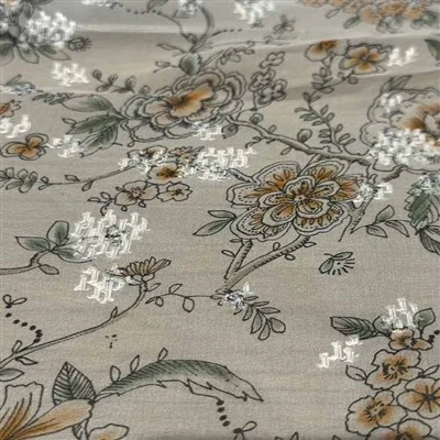 Soft High Quality Silk And Cotton Blended Fabric
