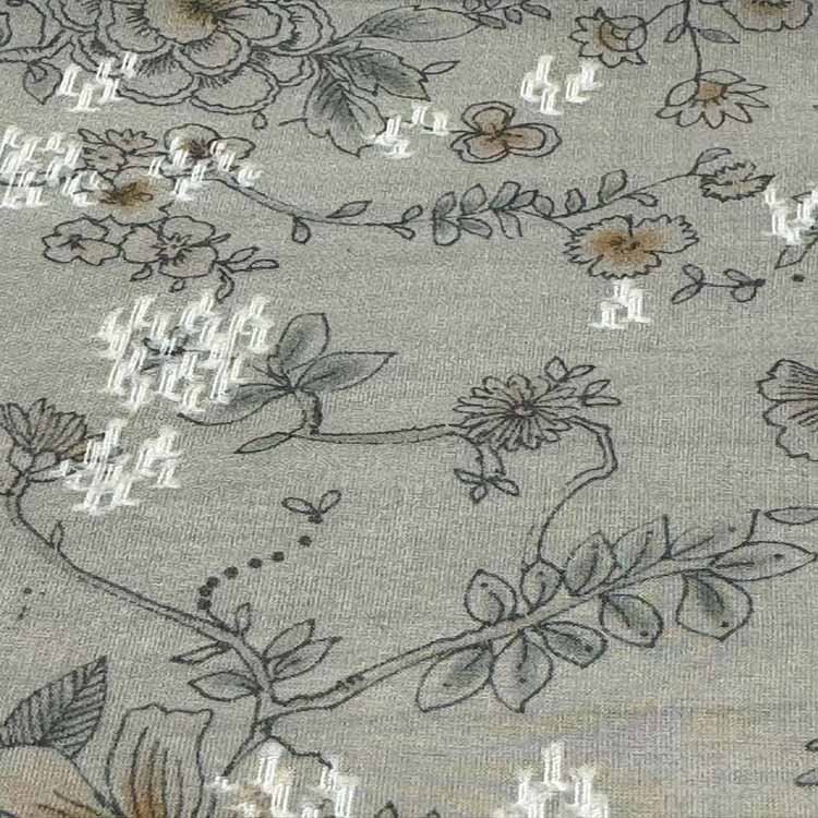 Soft High Quality Silk And Cotton Blended Fabric